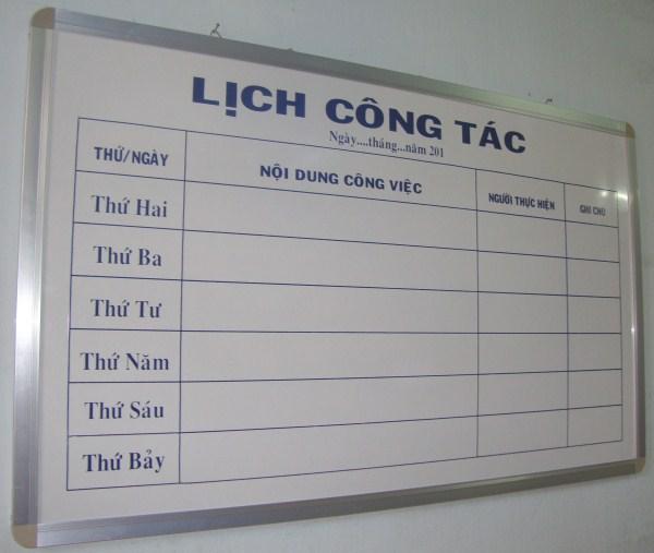 Bảng lịch công tác 60x120
