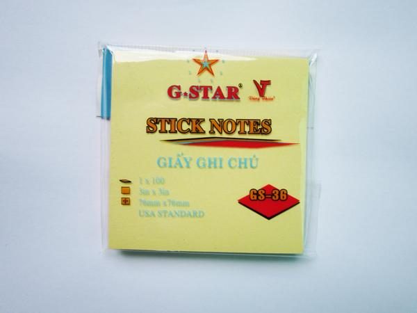 Giấy ghi chú G-star 3x5 in